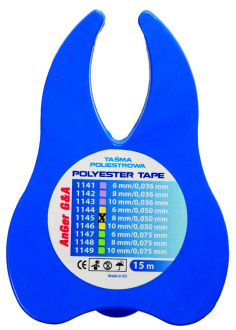 Polyesterové pásky 0,075mm/10mm