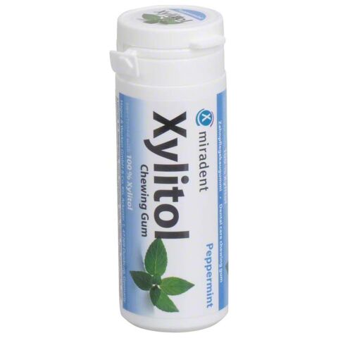 Miradent Xylitol - žvýkačky, 30ks peppermint