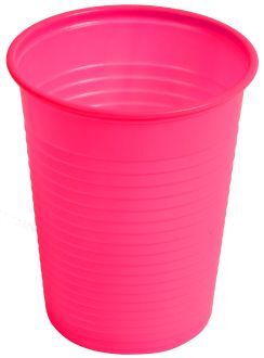 Kelímky plastové 180ml, fuchsie 100ks