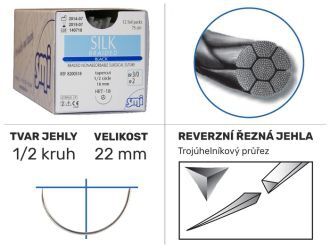 Silk UP3/0 HS22, 12ks