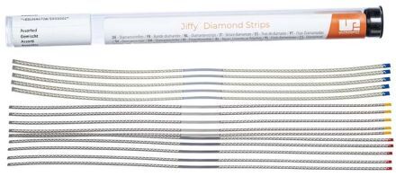 Jiffy diamant pásky perforované úzke 2,5mm, set