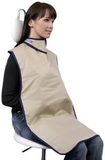 RTG zástěra pro dospělé 0,35mm, zelená