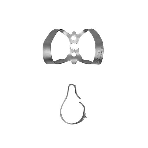 Rubber Dam spona 9S anterior s křidélky