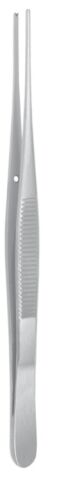 Tissue Pliers #33 surg.1x2-straight 12,5cm