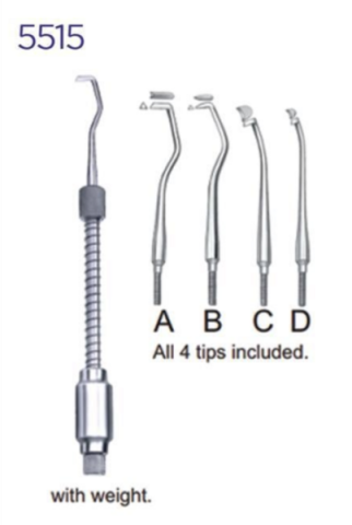 Sklepávač korunek 4 koncovky