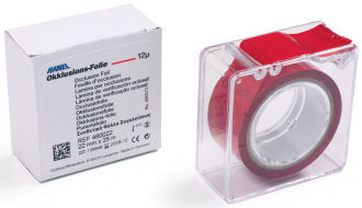 Hanel artikulační fólie oboustranná 25m červená