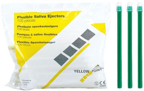 YELLOW POINT odsávací kanyly (savky)zelené