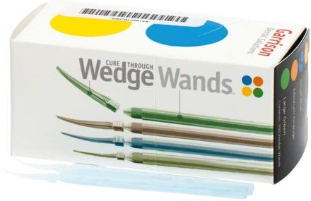 WedgeWands Clear - klínky, 100ks malé modré