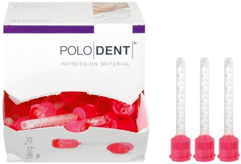 POLODENT míchací kanyly růžové