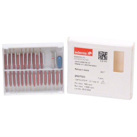 Retopin Gold - parapulpální čepy, 25ks