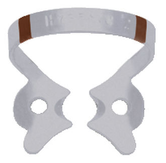 Fiesta spona s křidélky č.2 hnědá