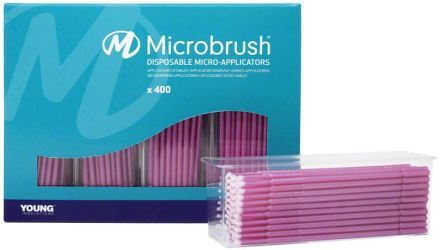 Microbrush Plus - aplikátory, jemné růžové