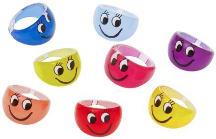 Prstýnky se smajlíky, 100ks