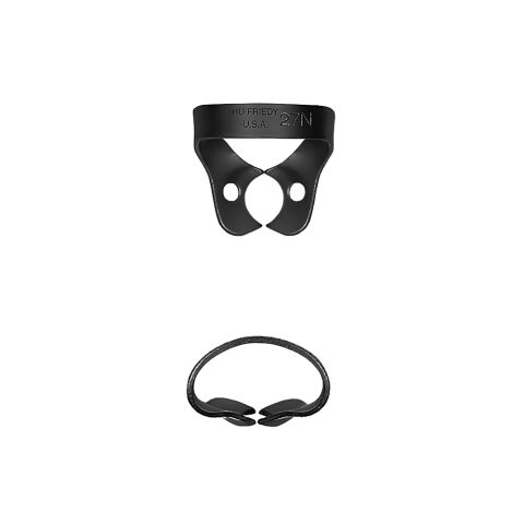 Rubber Dam spona 27N premolar, Black Line