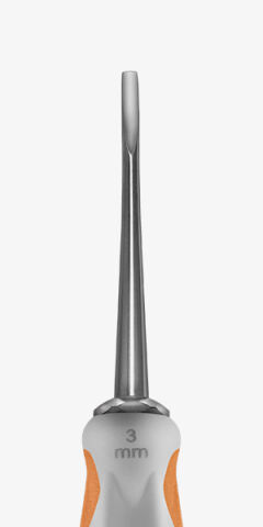 MAESTRALE KOŘENOVÝ ELEVÁTOR LUSSATORE 3MM ZAHNUTÝ